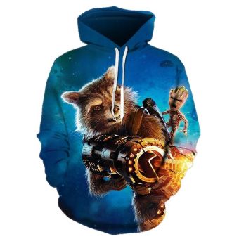 Galaxy Guard Hoodie &#8211; 3D Anime Sweatshirt