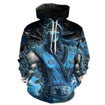 Game Mortal Kombat Hoodies &#8211; Unisex Kitana 3D Printed Sweatshirt