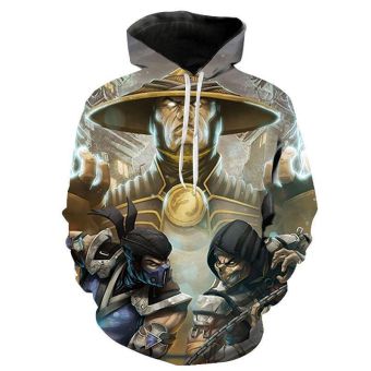 Game Mortal Kombat Hoodies &#8211; Unisex Kitana 3D Printed Sweatshirt