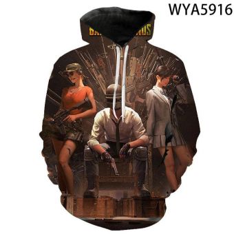 Game Playerunknown&#8217;s Battlegrounds PUBG 3D Print Men&#8217;s Hoodies