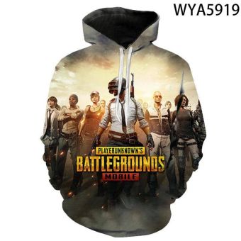 Game Playerunknown&#8217;s Battlegrounds PUBG 3D Print Men&#8217;s Hoodies