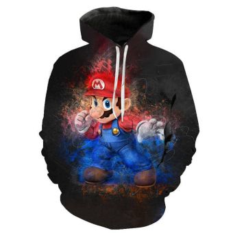 Games Super Mario 3D Hoodies DQS Smash Brother Sweatshirts