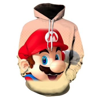 Games Super Mario Hoodies DQS Smash Brother 3D Hoodie Outerwear