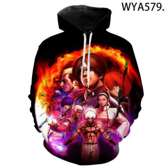 Games The King Of Fighters 3D Printed Hoodies Sweatshirts Pullover