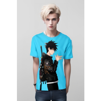 Sapphire Blue Megumi Fushiguro from Jujutsu Kaisen Shirt