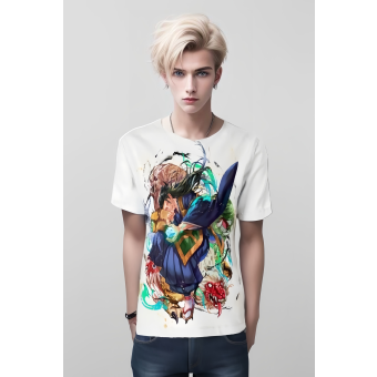 Suguru Geto from Jujutsu Kaisen Shirt - Pure White