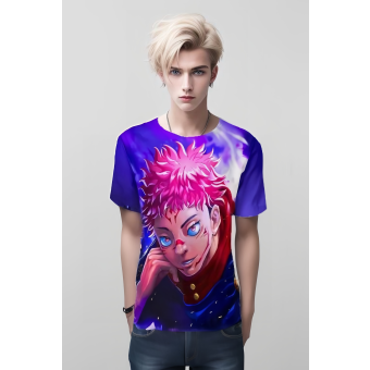 Cursed Resilience - Deep Blue Yuji Itadori From Jujutsu Kaisen Shirt