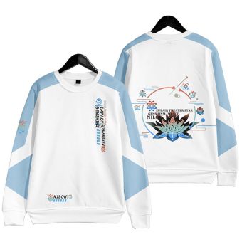 Cute Genshin Impact Nilou Anime Blue Sweatershirt