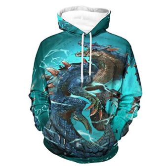 Monster Hunter World Hoodies &#8211; 3D Print Casual Pullover