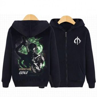 Overwatch Genji Hoodies &#8211; Zip Up Black Hoodie
