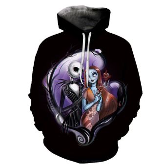 Nightmare Before Christmas Movie 3D Sweatshirt Hoodie Pullover