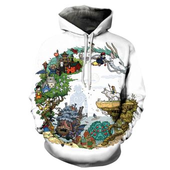 Spirited Away Anime 3D Sweatshirt, Hoodie, Pullover