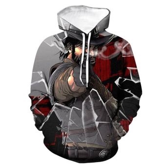 Red Dead Redemption 2 Hoodies &#8211; Game 3D Print Hooded Sweatshirt