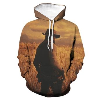 Red Dead Redemption 2 Hoodies &#8211; Game 3D Print Hooded Sweatshirt