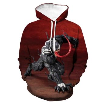 Spider-man Hoodies s Spider-man Villain Venom Cool 3D Hoodie for man/woman
