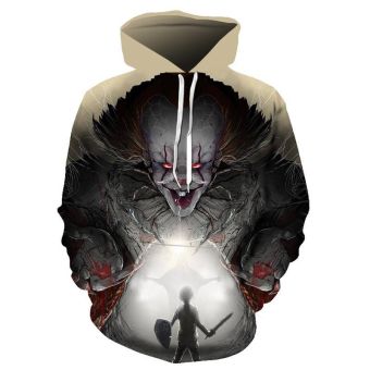 Stephen King&#8217;s It The Pennywise Clown Hoodie Sweatshirt