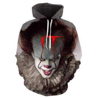 Stephen King&#8217;s It The Pennywise Clown Hoodie Sweatshirt
