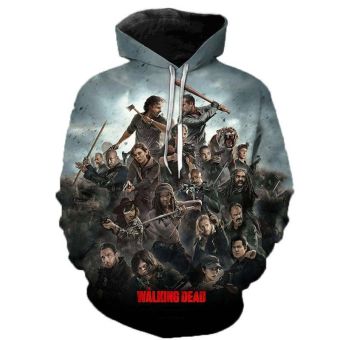 The Walking Dead 3D Printed Hoodie &#8211; Fashion Casual Sweatshirts Pullover