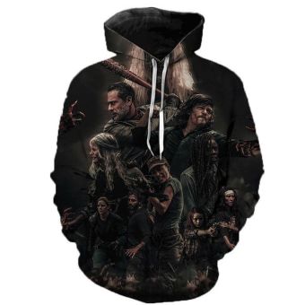 The Walking Dead 3D Printed Hoodie &#8211; Fashion Casual Sweatshirts Pullover