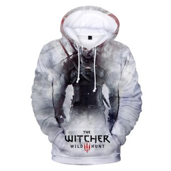 The Witcher 3 Hoodie: Geralt of Rivia Casual Pullover Hoodie