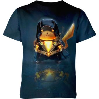 Black Adam X Pikachu From DQS T Shirt Yellow Electric and Playful Design