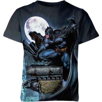 Batman: Dynamic Yellow Guardian T-Shirt with Silver Accents - Defend in Style and Comfort