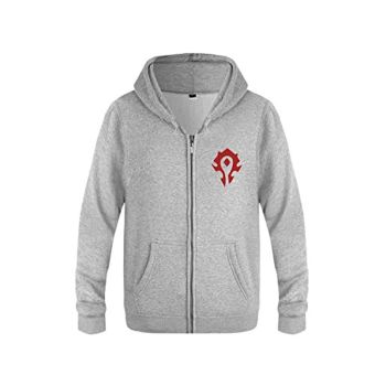 World of Warcraft Hoodie &#8211; Thick Fleeced Hooded Zipper Coat Jacket