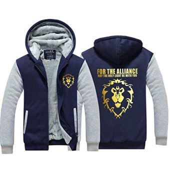 World of Warcraft Hoodie &#8211; Thick Fleeced Hooded Zipper Coat Jacket