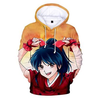 Yashahime: Princess Half-Demon Hoodies &#8211;  Inuyasha Moroha Pullover Hooded Sweatshirt