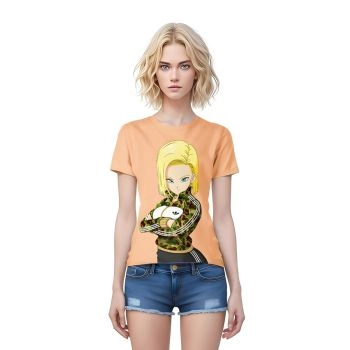 Roseate Brilliance - Android 18 From Dragon Ball Z Adidas Shirt
