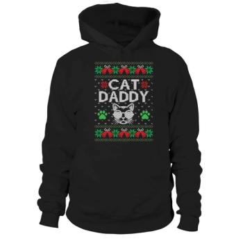 Cat Daddy Ugly Christmas Hoodies