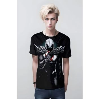 Marc Spector Moon Knight Marvel Hero Shirt - Embrace the Vengeance in White