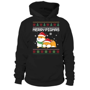 Ugly Guinea Pig Christmas Hoodies