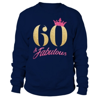 Women 60 and Fabulous 60th Birthday Diamond 1962 Gift Sweatshirt