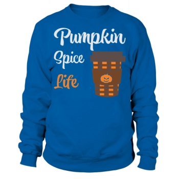 Pumpkin Spice Latte Fall Coffee Halloween Drink Sweatshirt