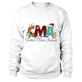 Nurse Christmas Certified Hedieal Assistant Sweatshirt