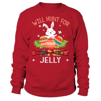 Jelly Kawaii Bunny Easter Sunday Sweatshirt