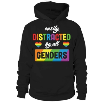 Easily Distracted by All Genders Hoodies