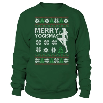 Merry Yogisms Ugly Christmas Sweatshirt