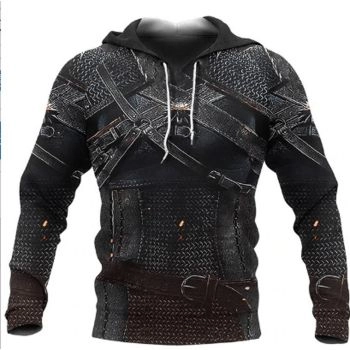 Fashion And Gorgeous Black Belt Pattern Animals Hoodie
