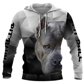 Precious And Gorgeous Black Dog Pattern Animals Hoodie