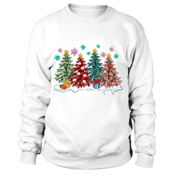 Christmas Tree Nurse Christmas Sweatshirt