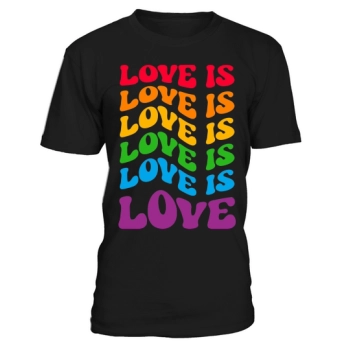 Cool Rainbow LGBT Love Is