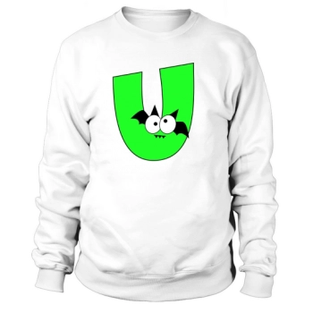 Halloween Alphabet Clipart U Sweatshirt