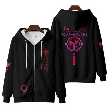 Fashion Genshin Impact Scaramouche Anime Zip-Up Hoodie