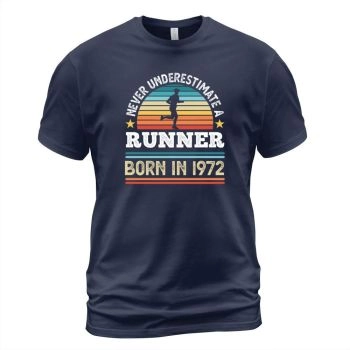 Runner Born 1972 50th Birthday Running Gift