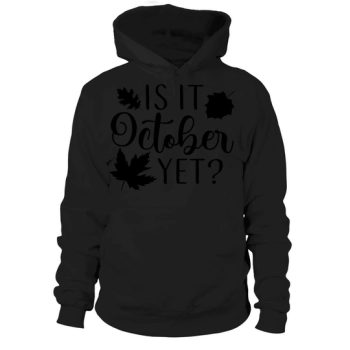 Is it October yet? Hoodies