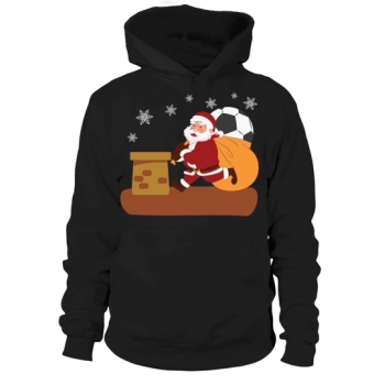 Christmas Sport Santa Gift Football Hoodies