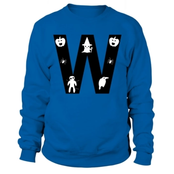 Halloween Alphabet Numbers Clipart W Sweatshirt