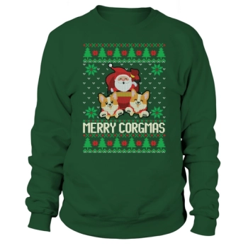 Merry Corgmas Ugly Christmas Sweatshirt